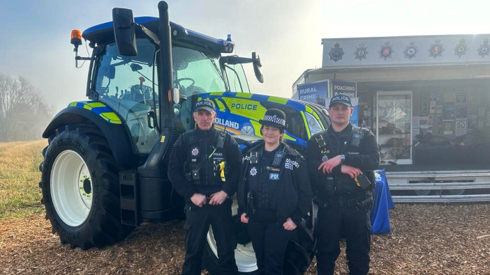 New Holland Help Tackle Rural Crime With Essex Police Farm Contractor